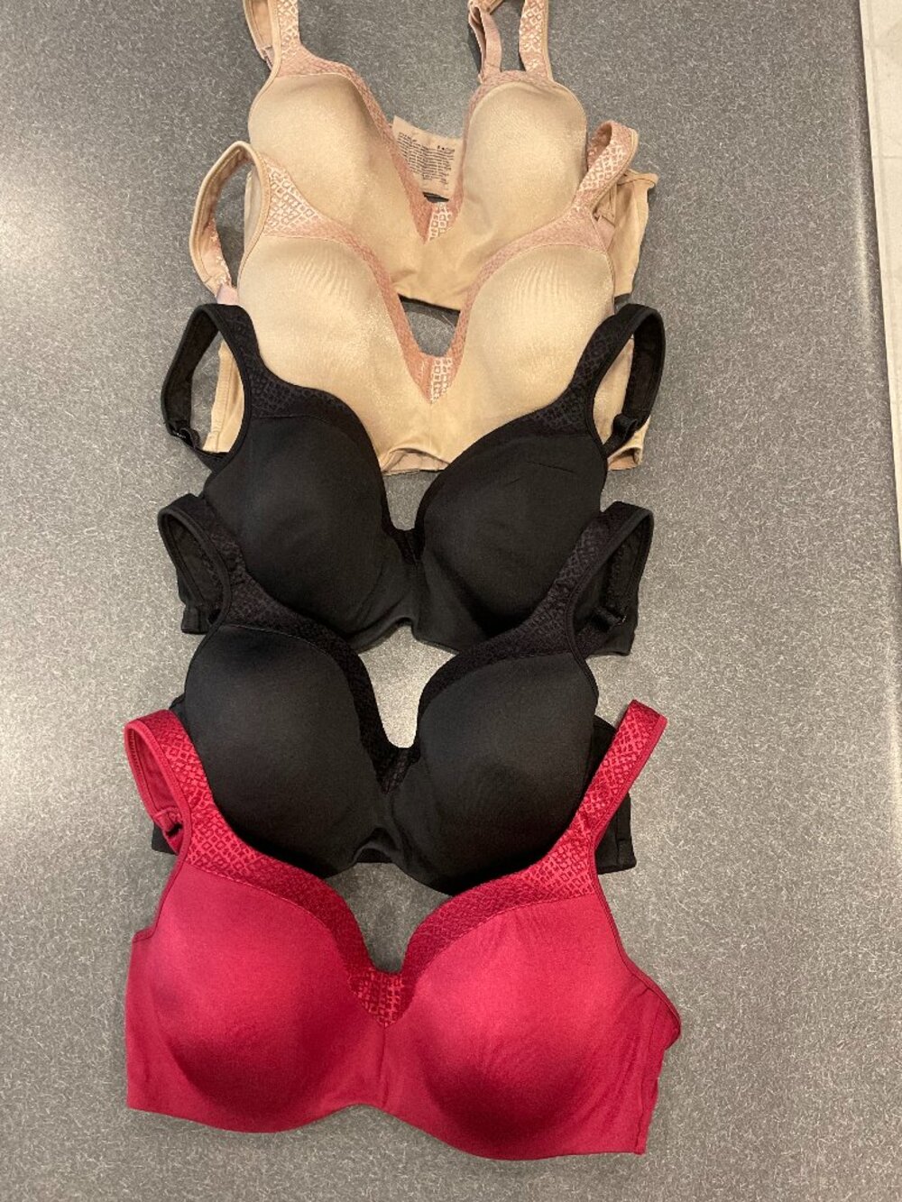Playtex Secrets Bra 36D Set of 5